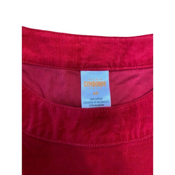 Gymboree Red Scottie Dog Jumper Dress Little Girl's Size 4T - Picture 3 of 5